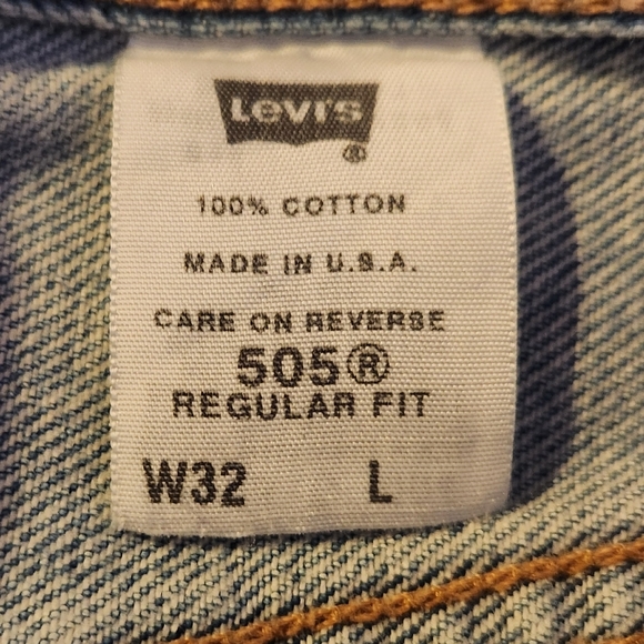 Levi's Blue Jean Shorts for Men - Picture 4 of 5